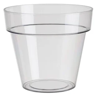 Osłonka IBIZA transparentna 12 bezbarwna - Donice - miniaturka - grafika 1