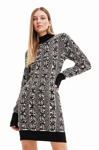 Desigual sukienka kolor czarny mini dopasowana - Sukienki - miniaturka - grafika 1