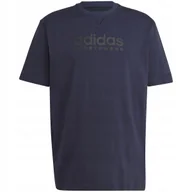 Koszulki męskie - Koszulka męska adidas All SZN Graphic Tee granatowa IC9812 L - miniaturka - grafika 1