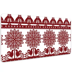 Podkładka na biurko Kurpiowe wycinanki 100x50 cm, Dywanomat - Podkładki na biurko Podkładka na biurko Kurpiowe wycinanki 100x50 cm, Dywanomat - Podkładki na biurko - miniaturka - grafika 1