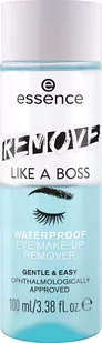 Essence REMOVE LIKE A BOSS WATERPROOF EYE płyn do wodoodpornego demakijażu oczu 100ml - Pozostałe kosmetyki do pielęgnacji twarzy - miniaturka - grafika 1