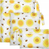 Torby i organizery dla mam - TORBY NA PIELUCHY X3 WORECZKI NA MOKRE SUCHE PIELUCHY RZECZY 3SZT - miniaturka - grafika 1