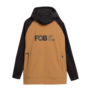 Kurtka snowboardowa męska 4F M150 beige XXL - Kurtki narciarskie - miniaturka - grafika 1