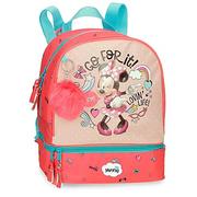 Plecaki - Disney Minnie Lovin Life plecak z uchwytem na przekąski, wielokolorowy, 23 x 28 x 13 cm, mikrofibra, 8,37 l, kolorowy, plecak z uchwytem na przekąski, kolorowy, plecak z uchwytem na przekąski - miniaturka - grafika 1