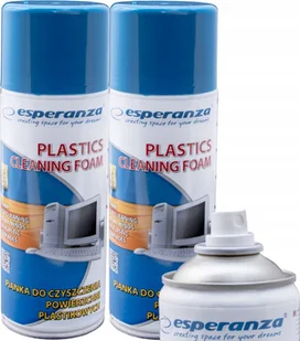 ESPERANZA PIANKA SPRAY DO CZYSZCZENIA PLASTIKÓW KOMPUTERÓW RTV I AGD 800ML - Środki i akcesoria czyszczące do komputerów - miniaturka - grafika 1