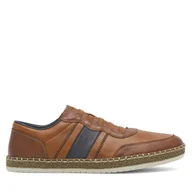 Półbuty męskie - Półbuty Rieker B5257-25 Brązowy - miniaturka - grafika 1