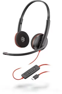 Plantronics BLACKWIRE 3220,C3220 USB-C,SINGLE UNIT (209749-22) 209749-22 - Sprzęt konferencyjny i radiowęzłowy - miniaturka - grafika 1