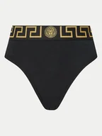 Majtki damskie - Versace Figi klasyczne z wysokim stanem AUD01050 1A10011 Czarny - miniaturka - grafika 1