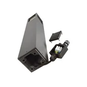 Lampy ogrodowe - Deko-Light Facado II słupek oświetleniowy, wysokość 65 cm, szary/dymny, 11 x 11 cm IP65 - miniaturka - grafika 1