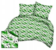 Pościel - pościel bawełna lux 160x220 + 2 poszewka B 346-2 fotball zielony - miniaturka - grafika 1