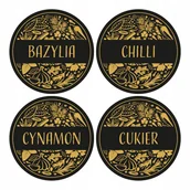 Etykiety do drukarek - Naklejki Etykiety Na Przyprawy Słoik 108szt. 35mm - miniaturka - grafika 1