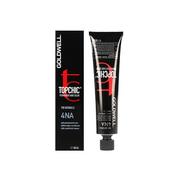 Farby do włosów i szampony koloryzujące - Goldwell Topchic, farba do włosów, 4NA Mid Natural Ash Brown, 60 ml - miniaturka - grafika 1