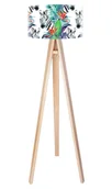 Lampy stojące - Macodesign Lampa podłogowa Zebra tropiku tripod-foto-414p, 60 W - miniaturka - grafika 1