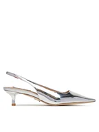 Sandały damskie - Steve Madden Sandały Kari SM11003377 Srebrny - miniaturka - grafika 1