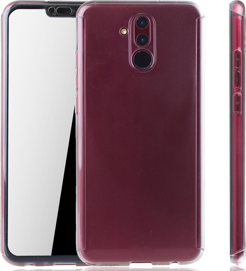 Etui na telefon komórkowy Pokrowiec ochronny na Huawei Mate 20 Lite Pełne etui Osłona ekranu 360 Przezroczysty