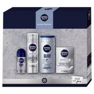 Zestawy kosmetyków męskich - Nivea Polska Men Silver Protect zestaw kosmetyków 4 sztuki 1141823 - miniaturka - grafika 1