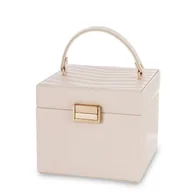 Pudełka i szkatułki - Szkatułka Na Biżuterię Kuferek Pudełko Aksamitne - miniaturka - grafika 1