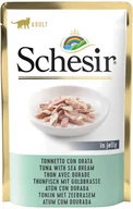 Mokra karma dla kotów - Zestaw Schesir w galarecie, saszetki, 24 x 85 g - Tuńczyk z doradą - miniaturka - grafika 1
