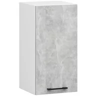 Meble kuchenne - Wisząca Szafka Kuchenna Oliwia W 40Cm Biała / Beton - miniaturka - grafika 1
