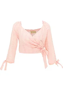swirlie Damski top koronkowy 77133947, różowy, XS, Rosa, XS - Koszulki i topy damskie - miniaturka - grafika 1
