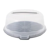 Pojemniki kuchenne - Pojemnik Tortownica 30 cm srebrny - miniaturka - grafika 1