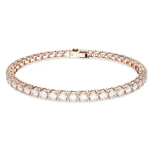 Bransoletka Swarovski Matrix Tennis Różowa 5657657 - S - Bransoletki - miniaturka - grafika 1