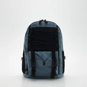 Plecaki - Reserved - Plecak z paskami do mocowania karimaty - Niebieski - miniaturka - grafika 1