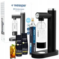 Saturatory - Wessper  S1 Syfon saturator do wody gazowanej + 2x syrop SodaStream Energy drink 440ml - miniaturka - grafika 1