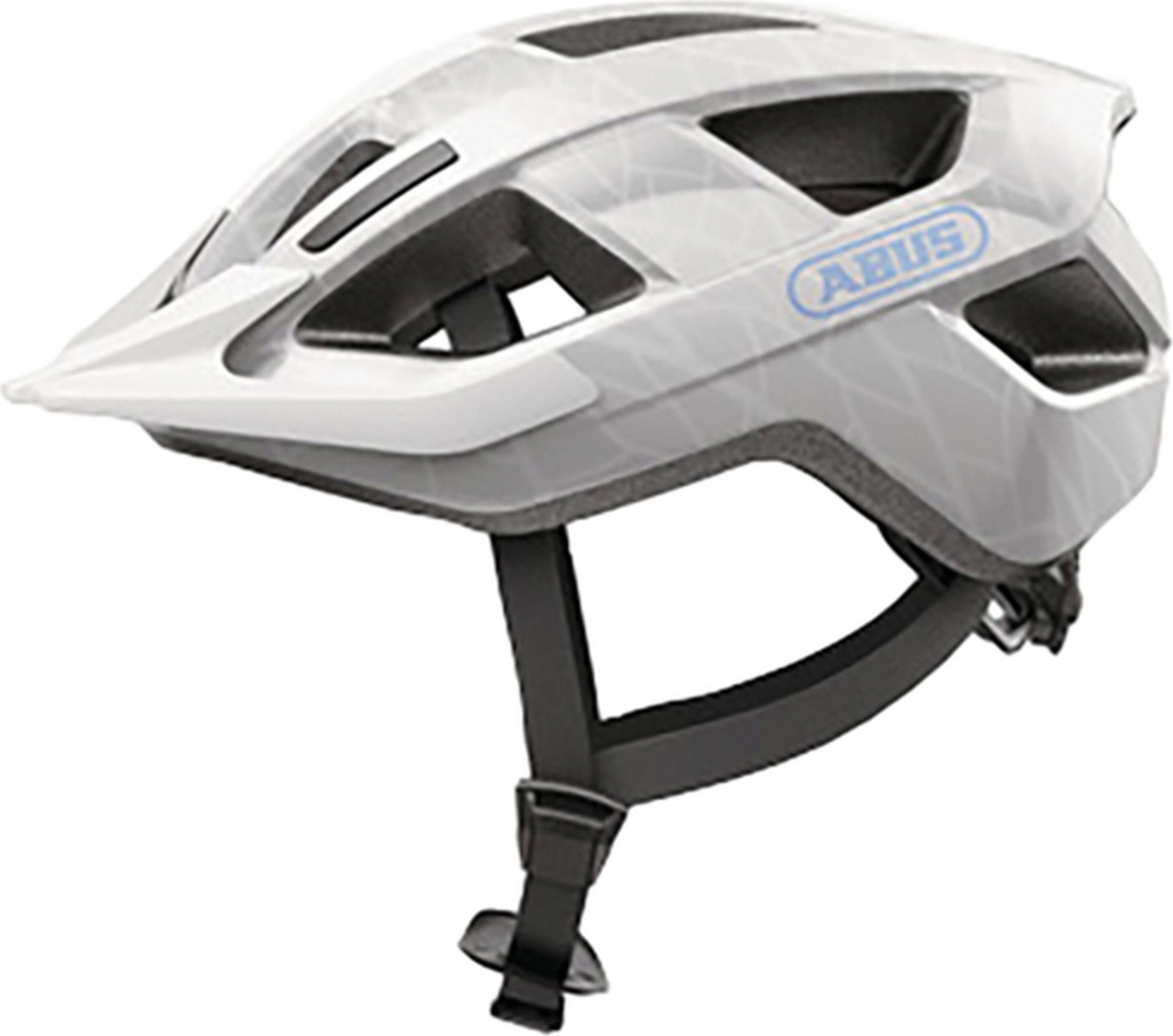Abus Helm Aduro 3.0 Sportowy kask rowerowy, Weiß, L 58-62 cm