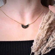 Naszyjniki - Naszyjnik z polną trawą - miniaturka - grafika 1