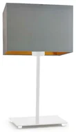 Lampy stojące - Lampka na szafkę nocną na białym stelażu - Natilo - miniaturka - grafika 1