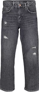 Garcia Kids Jeansy dziewczęce, Grey Destroy, 146 cm - Spodnie i spodenki dla dziewczynek - miniaturka - grafika 1