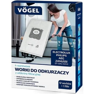 VOGEL Worek do odkurzacza VÖGEL EP-Bag Maxi 12 sztuk) - Worki do odkurzaczy - miniaturka - grafika 1