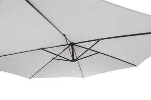 Parasol ogrodowy Malabo 300 cm Grey / Light Grey z podstawą - Parasole ogrodowe - miniaturka - grafika 7