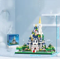 Klocki - KLOCKI ZAMEK KRAINA LODU ZIMOWY LODOWY PAŁAC KRÓLOWEJ KRÓLA KSIĘŻNICZKI ZAMEK Z KLOCKÓW CASTLE - miniaturka - grafika 1