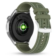 Akcesoria do smartwatchy - PASEK NYLONOWY 22mm - ZIELONY - miniaturka - grafika 1