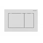 Przyciski spłukujące - GEBERIT 115.080.01.1 Omega30 Przycisk uruchamiający biały mat / biały / biały mat - miniaturka - grafika 1