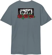 Koszulki męskie - t-shirt męski SANTA CRUZ DRESSEN ROSES EVER-SLICK TEE Iron - miniaturka - grafika 1