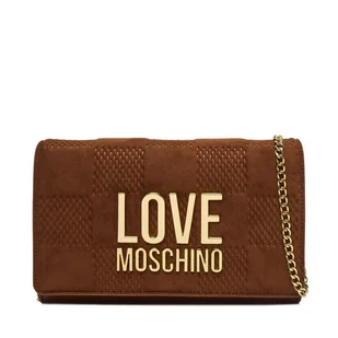 Torebka LOVE MOSCHINO JC4127PP0NKB120A Brązowy - Torebki damskie - miniaturka - grafika 1