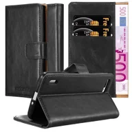 Etui i futerały do telefonów - Etui Do Honor 6 PLUS w Pokrowiec CZARNY GRAFIT Magnet Obudowa Ochronny Case Cover Cadorabo - miniaturka - grafika 1