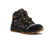 Buty dla chłopców - GARSPORT IENA Mid WR, Trekking, Czarny/Pomarańczowy, 34 EU, Czarny pomarańczowy, 34 EU - miniaturka - grafika 1