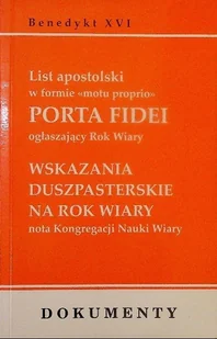 List apostolski w formie motu proprio - Religia i religioznawstwo - miniaturka - grafika 1