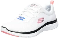 Buty sportowe damskie - Skechers Flex Appeal 4.0 Brilliant View 149303-WBPK Kolor Białe Rozmiar 40 149303-WBPK - miniaturka - grafika 1