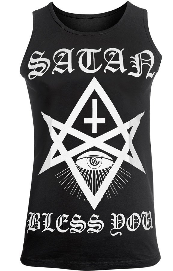 koszulka na ramiączkach AMENOMEN - SATAN BLESS YOU (OMEN104KR)-M