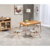 Krzesła - Składane krzesła z wyściełanym siedziskiem, zestaw 2 składanych krzeseł do jadalni z poduszką, przenośne krzesła dla gości, do biura, na wesele - miniaturka - grafika 1