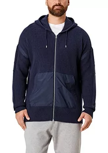 s.Oliver Big Size Męska kurtka z długim rękawem Relaxed Fit, ciemnoniebieski, XXL - Kurtki męskie - miniaturka - grafika 1