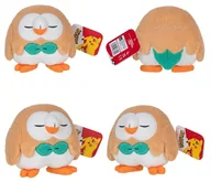 Maskotki i pluszaki - Pokemon Pluszak Maskotka Rowlet Śpiący 12Cm Jazwares - miniaturka - grafika 1