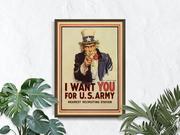 Plakaty - Plakat Canvas I Want You dla US Army - miniaturka - grafika 1