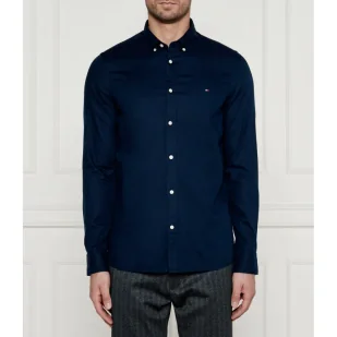Tommy Hilfiger Koszula DOBBY | Slim Fit - Koszule męskie - miniaturka - grafika 1