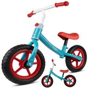 Rowerki biegowe - ROWEREK BIEGOWY dla dzieci jeździk dziecięcy 12'' TURKUSOWY U414 - miniaturka - grafika 1